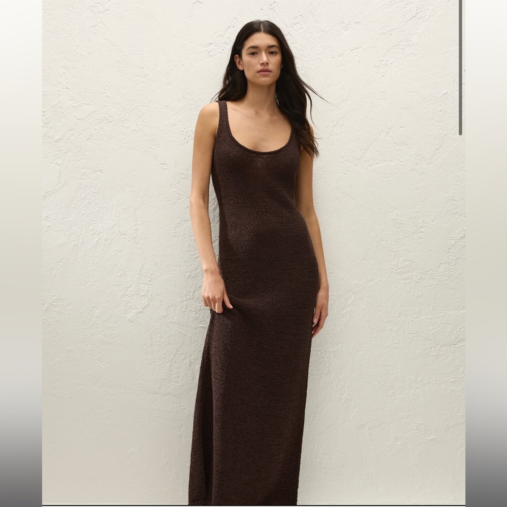 Faithfull the Brand Chocolate Maxi Dress